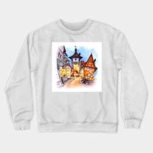 Rothenburg ob der Tauber, Bavaria Crewneck Sweatshirt